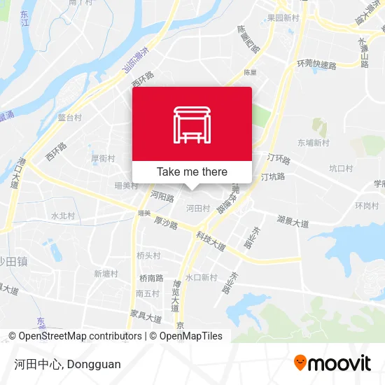 河田中心 map