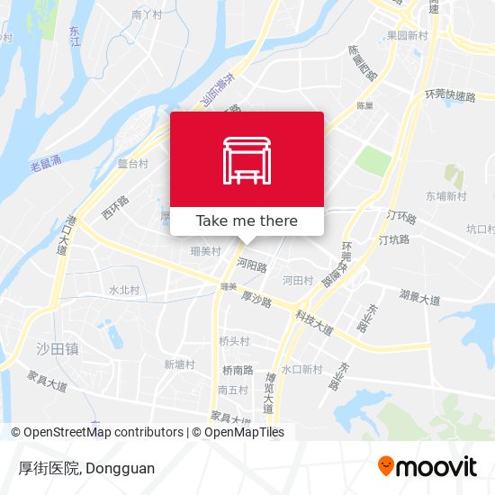 厚街医院 map