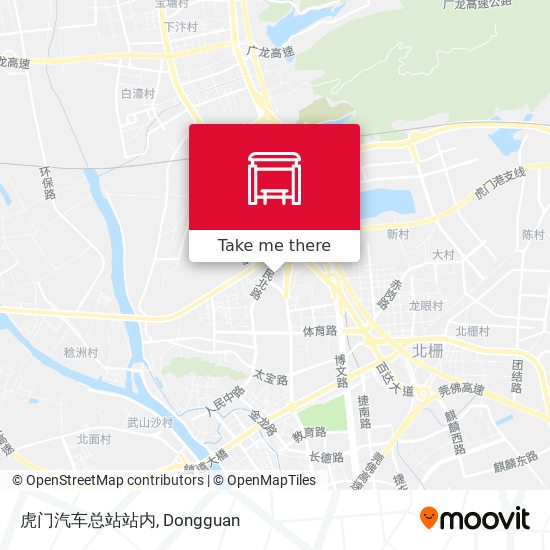 虎门汽车总站站内 map
