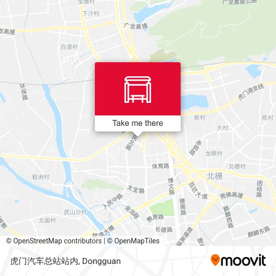虎门汽车总站站内 map