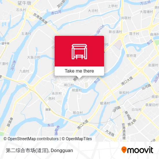 第二综合市场(道滘) map