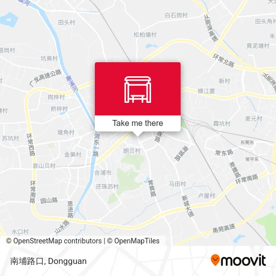 南埔路口 map
