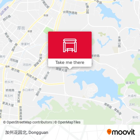 加州花园北 map