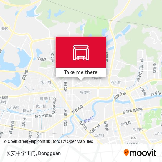 长安中学正门 map