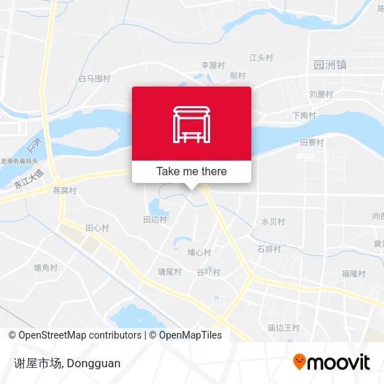谢屋市场 map