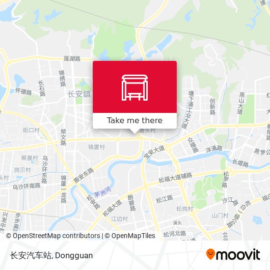 长安汽车站 map