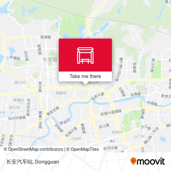长安汽车站 map