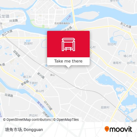 塘角市场 map