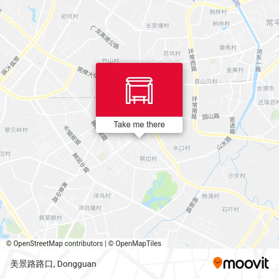 美景路路口 map