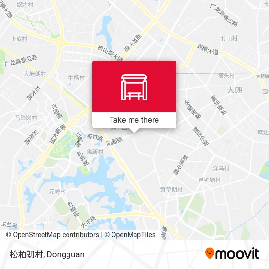 松柏朗村 map