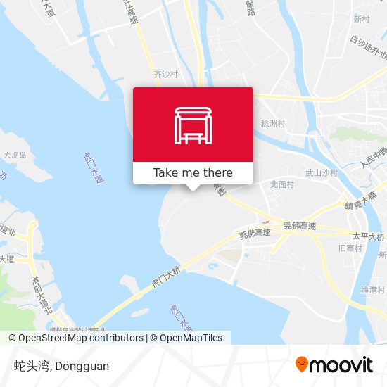 蛇头湾 map