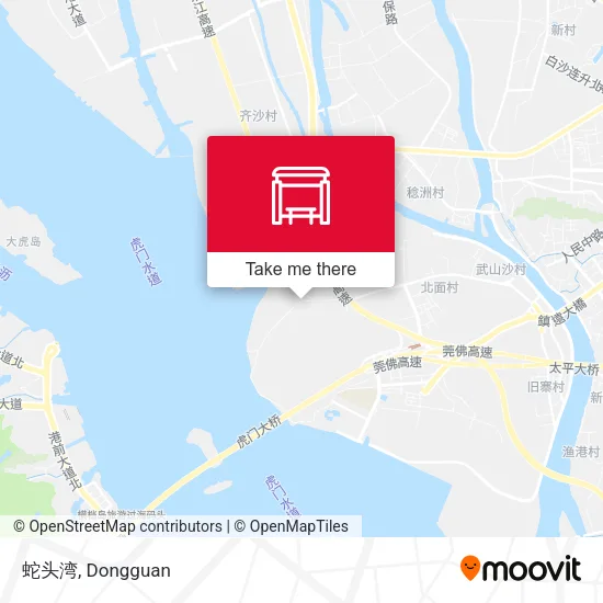 蛇头湾 map