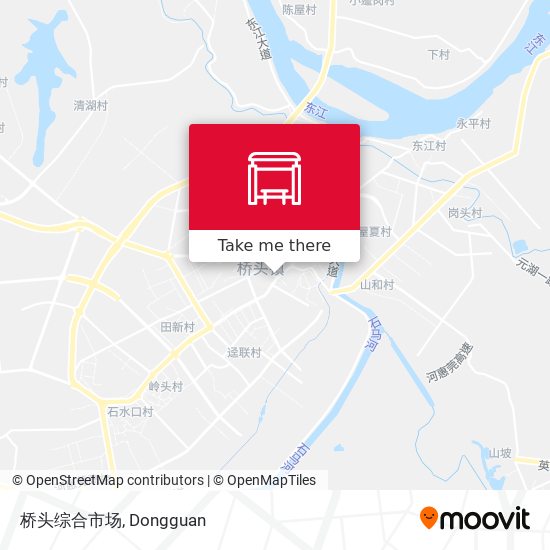 桥头综合市场 map