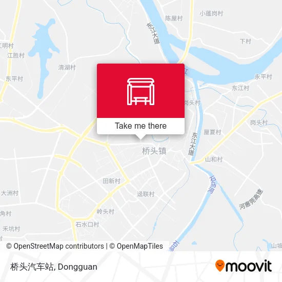桥头汽车站 map