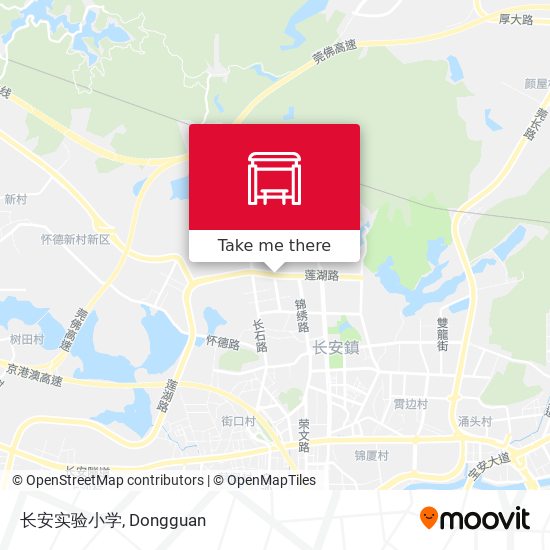 长安实验小学 map