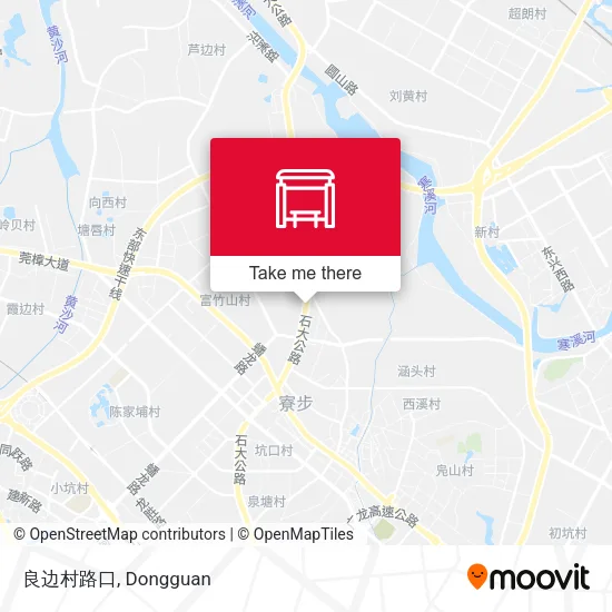良边村路口 map