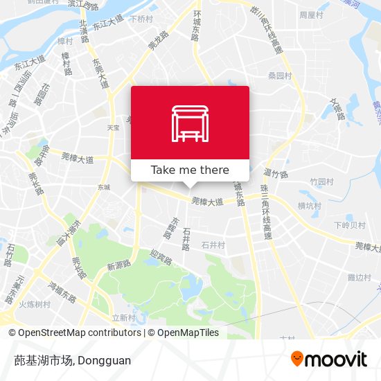 蓢基湖市场 map