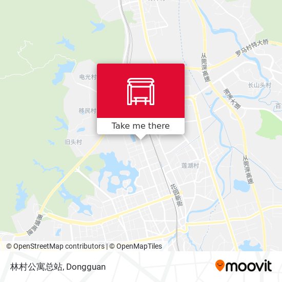 林村公寓总站 map