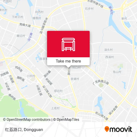 红荔路口 map