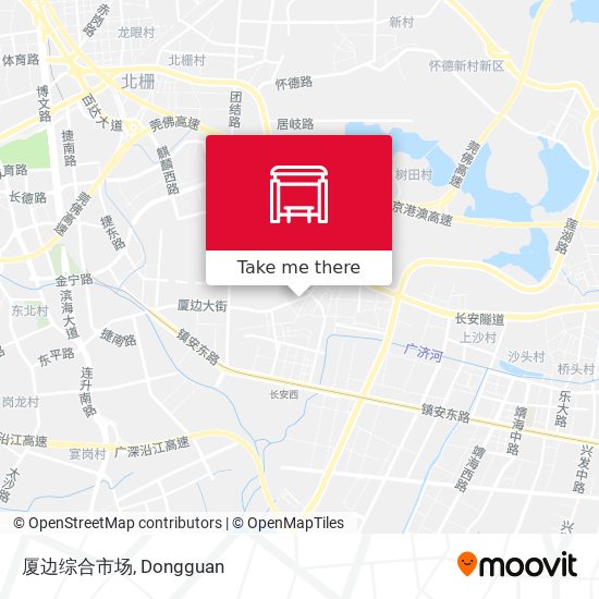 厦边综合市场 map