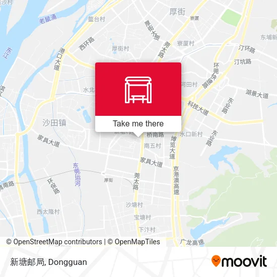 新塘邮局 map