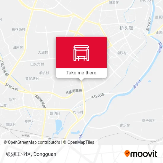 银湖工业区 map