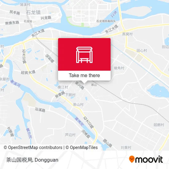 茶山国税局 map