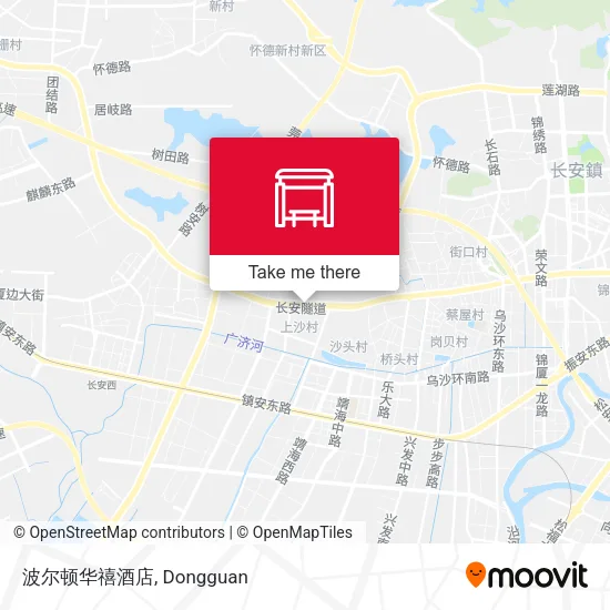 波尔顿华禧酒店 map