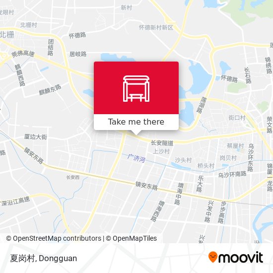 夏岗村 map