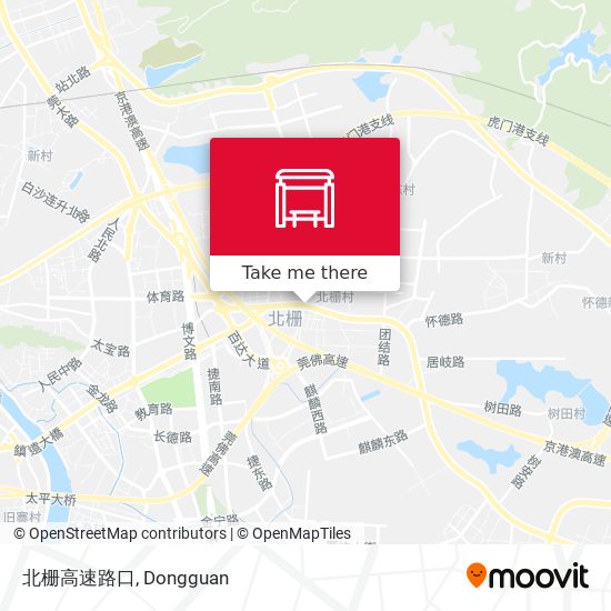 北栅高速路口 map
