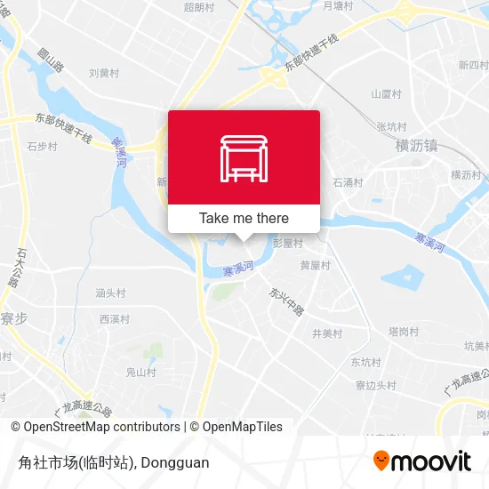 角社市场(临时站) map