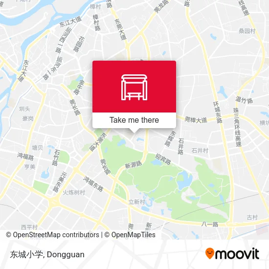 东城小学 map