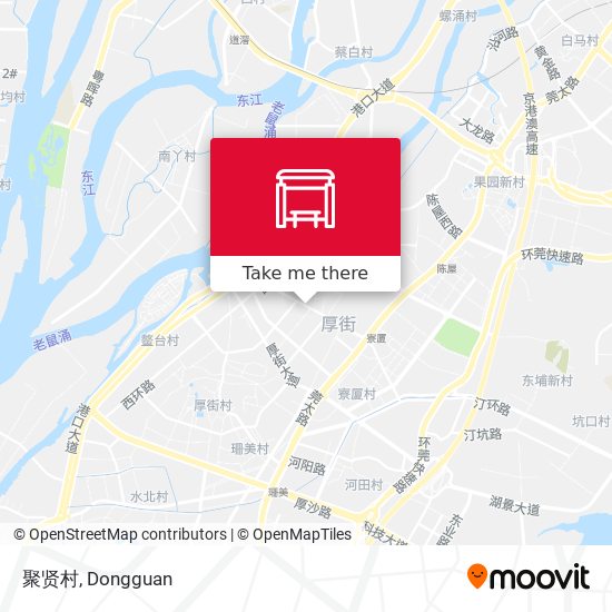 聚贤村 map