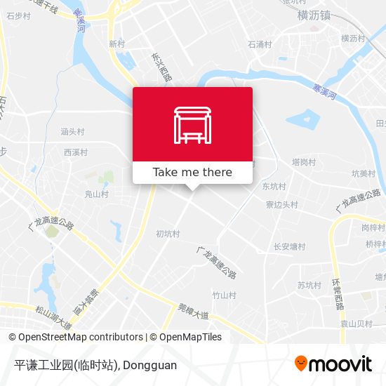 平谦工业园(临时站) map