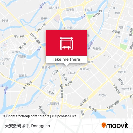 天安数码城中 map