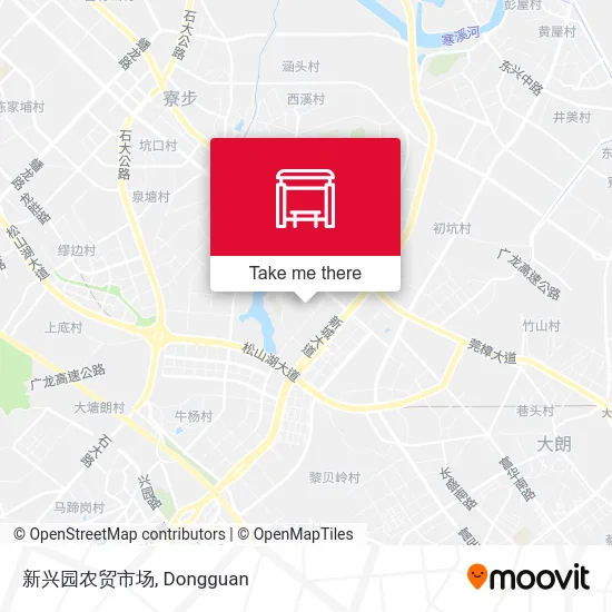 新兴园农贸市场 map