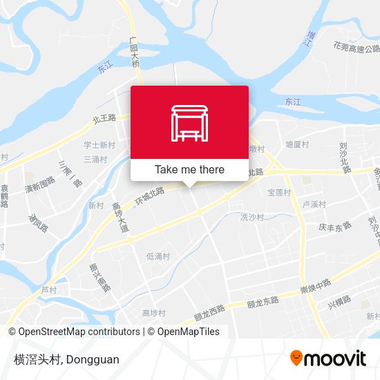 横滘头村 map