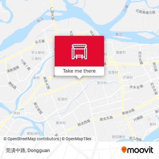 莞潢中路 map