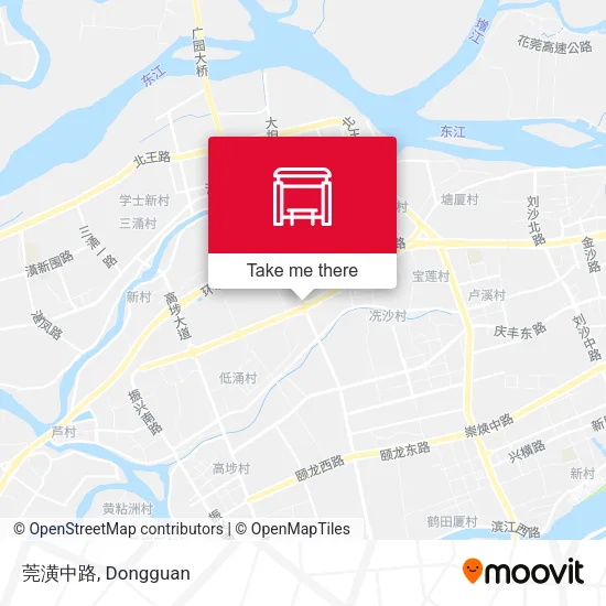 莞潢中路 map