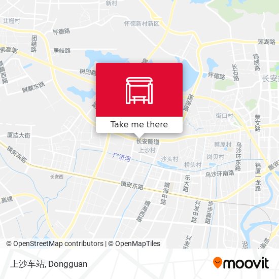 上沙车站 map