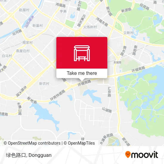 绿色路口 map