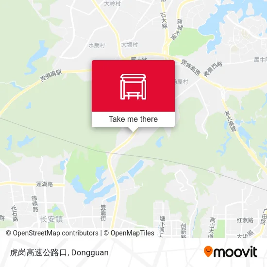 虎岗高速公路口 map