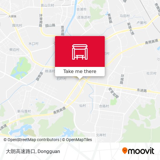 大朗高速路口 map