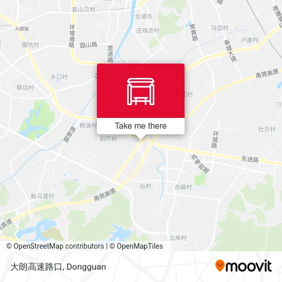 大朗高速路口 map
