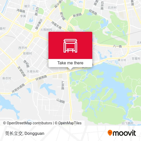 莞长立交 map