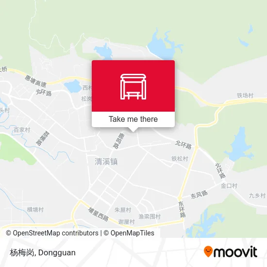 杨梅岗 map