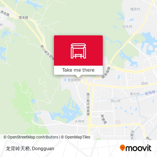 龙背岭天桥 map