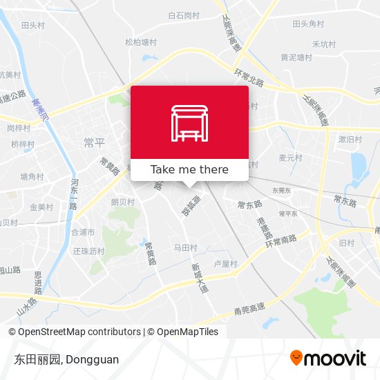 东田丽园 map