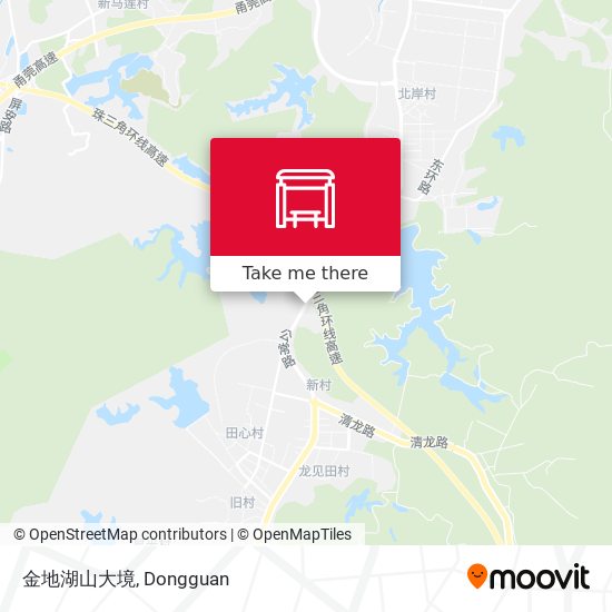 金地湖山大境 map