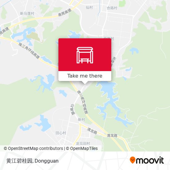 黄江碧桂园 map